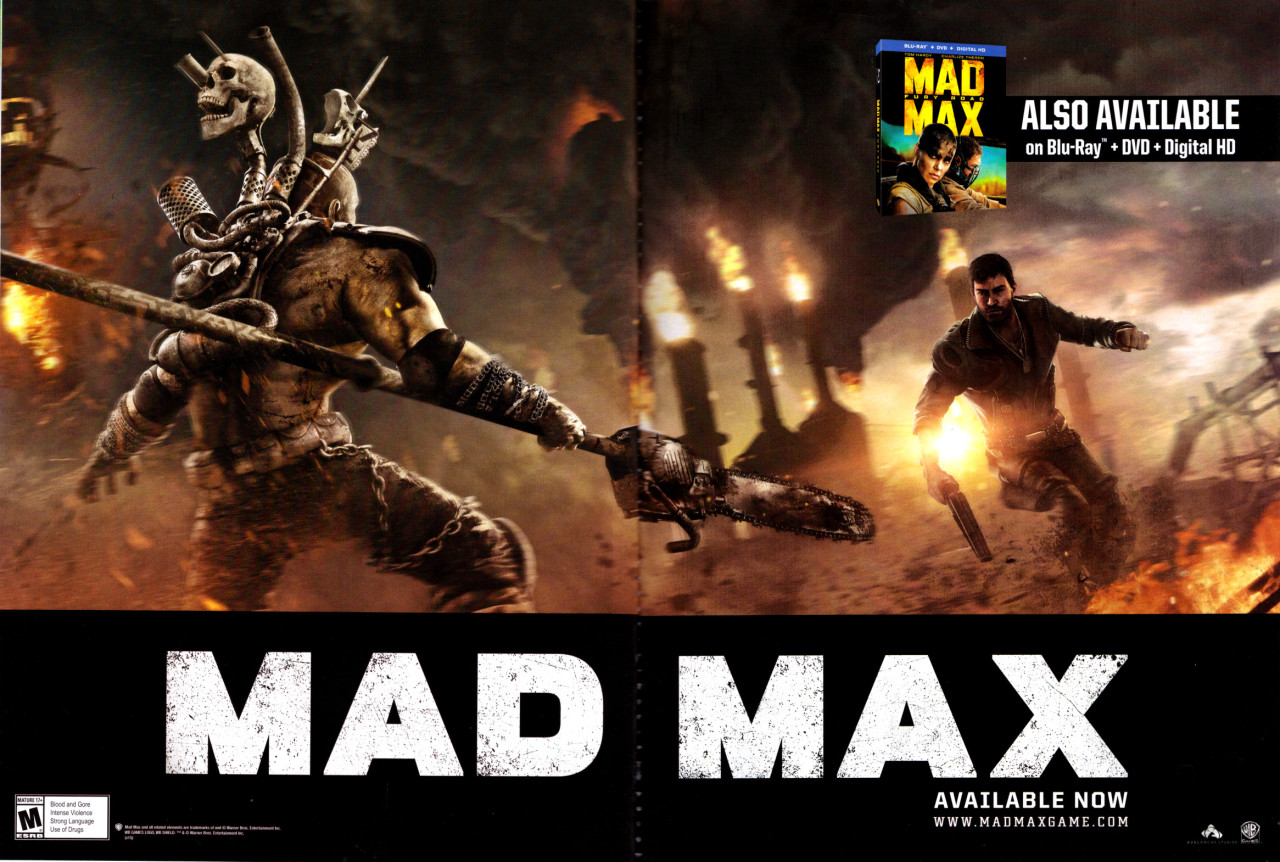 ‘Mad Max’[VARIOUS] [USA] [MAGAZINE, SPREAD] [2015]
• Electronic Gaming Monthly, 2016 Buyer’s Guide