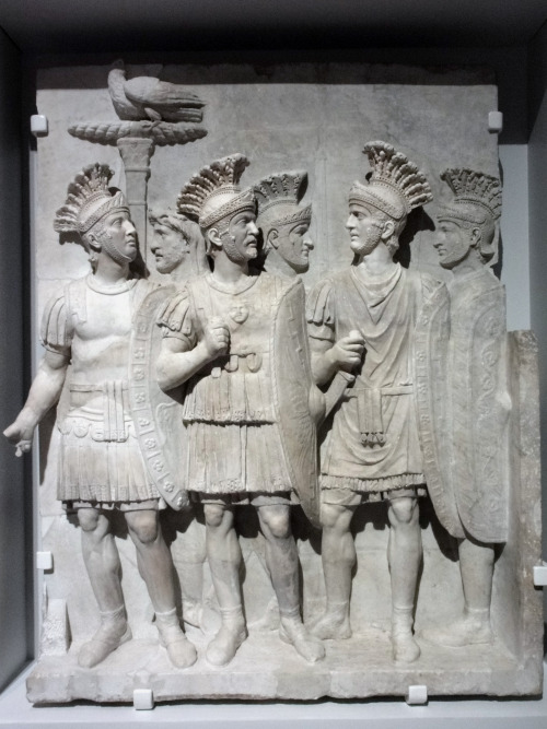 Pretorian guard, fragment from a Triumphal Arch, c. 50 A.D.