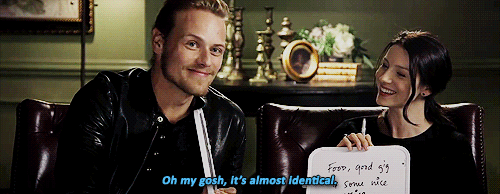 jamesandclairefraser:  What is Caitriona’s idea of a perfect date? 
