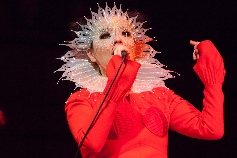 bjorkmexico:  Björk ayer 5 de noviembre en el festival Iceland Airwaves, en el Harpa
