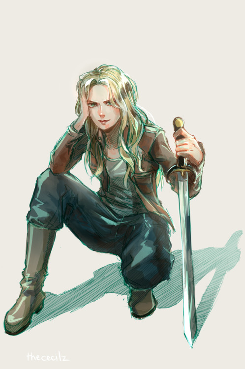thececilz: Commission for @emmaismysavior-oliverismybeacon! Thanks for letting me draw Emma aga