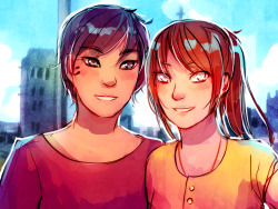 Cassandraclare:  Modern Jem And Tessa Travel The World, Too Cute!  Walkingnorth-Art: