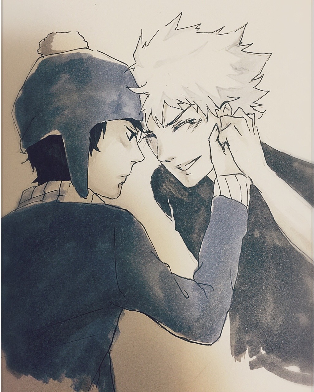 kazutera:  Wasn’t going to do Inktober anymore but the latest South Park episode