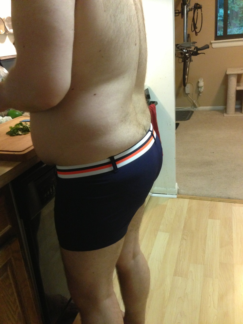 cubmd4u:  Jeff’s ass in his new gaythingsuit mmmmmmm