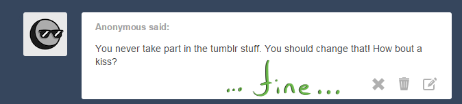 askscruffasus:  I’ll play along. But I’m playing my way… Here we go. Updates!