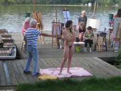 naturistelyon:  Modèles vivants, encore Live models, once again 