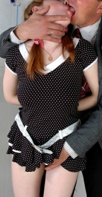 sissy-queer-wannabe: Tied up in a dress,