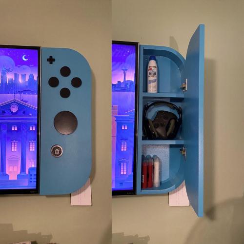 retrogamingblog2: Nintendo Switch Joy-Con Cabinets made by Alex Morales