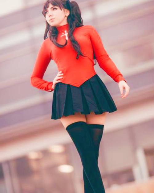 #tohsakarin #fatestaynight #cosplay #anime #japan #zettairyouiki #stockings #medias #kneehighsocks #