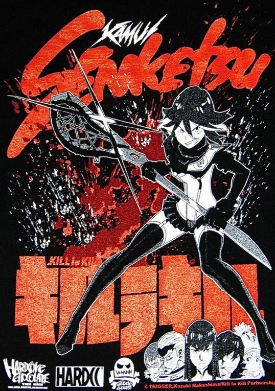 c4ps3p:  Hardcore Chocolate’s badass KILL la KILL t-shirts 