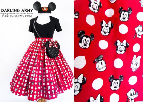 Polka Dot Pals Vintage Inspired Disneybound Skirt by Darling Army