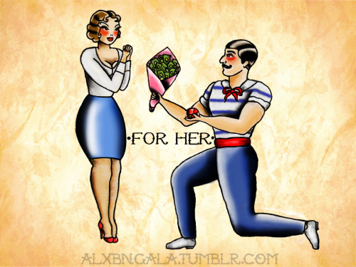 alxbngala:  For Her $ from last year’s FLASH by:Alejandra L Manriquez.