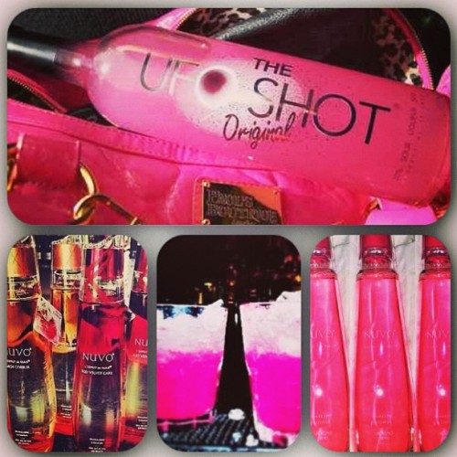 Needs a pink night out soon amaze #TheUFOshot #Nuvo #PinkDrinks #pretty #Alcohol