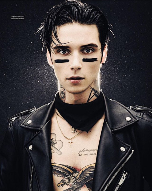 blackveilbridescz: Andy for Kerrang! magazine photos by:  Grizzlee Martin