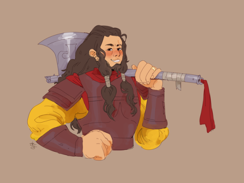 keplercryptids:yubird:hey what if magnus was han chinese [image description: a drawing of Magnus fro