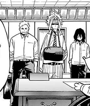 deafmic:  theseerofdoomisunaltered:  deafmic:  friendly reminder that aizawa shouta is 6′0″ tall but everyone else is so inhumanly tall that he constantly looks tiny when he’s next to other adults.  A grown man  NORMAL SIZED HUMAN BEING 