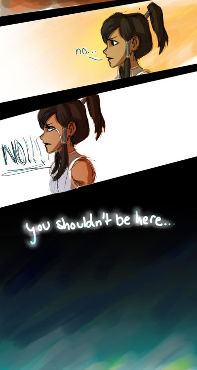 senni-bea:  but what if korra found out the hard way? If you didn’t get it above basically tenzin did die at the end of the episode and korra goes to spirit world expecting to surrender to zaheer but she finds out its a little too late…  WHY?! T AT