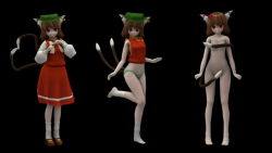 Chen (Touhou Project) model available on