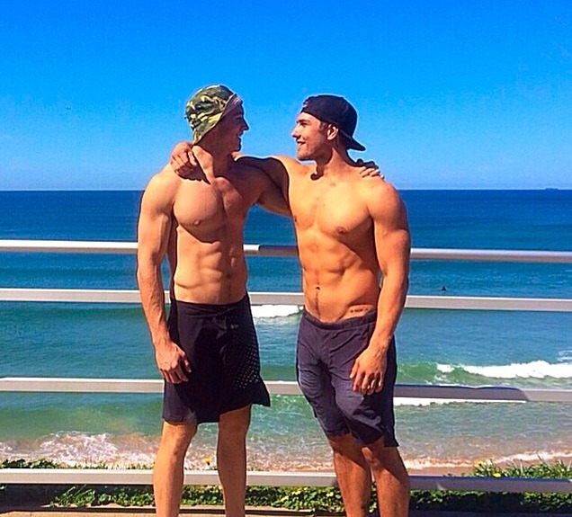 thick-sexy-muscle:  Muscle Beach Buddies