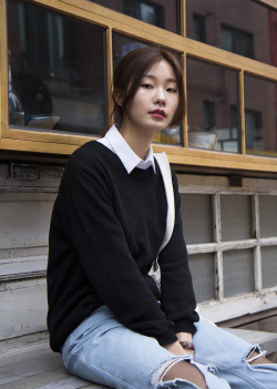 Koreanmodel:    Koreanmodel Street-Style Project Featuring Han Ji Min Shot By Kim