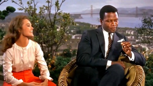 sparklejamesysparkle:Sidney Poitier and Katharine Houghton in the groundbreaking  Columbia Picture