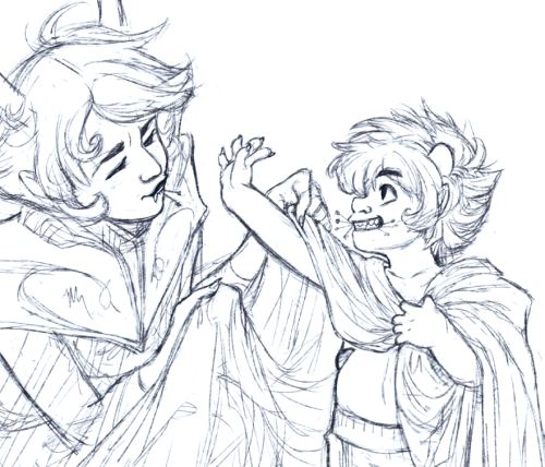 saccharinesylph:toastyhat:splickedylit:pukind:sketching some cute patoots I’ve never drawn beforeABB