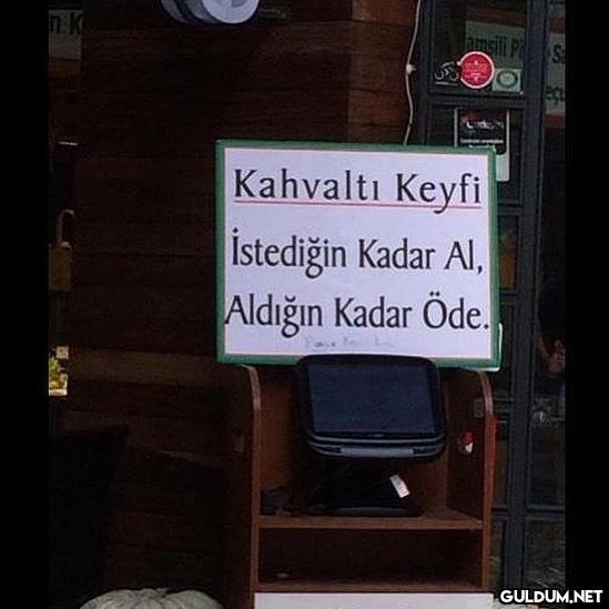 Ödediğin kadar iste...   ...