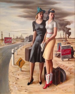 showmethe-monet:  Jerry Bywaters Oil Field Girls 1940 