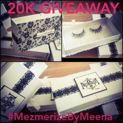 🎀GIVEAWAY GIVEAWAY GIVEAWAY🎀 - ONE LUCKY WINNER WILL RECEIVE -  2 PAIRS OF LASHES OF THIER CHOICE FROM  @mezmerizebymeena -  TO ENTER IS SIMPLE!! - 💠FOLLOW @mezmerizebymeena 💠THEN TAG 3 FRIENDS BELOW IN THE COMMENT SECTION! - 💠It&rsquo;s