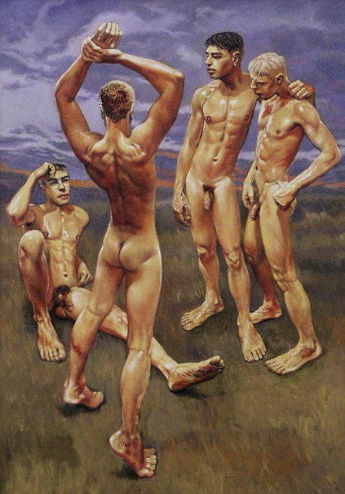 art4gays:  bobbygio:Philip Swarbrick - Young Spartans      (via TumbleOn)