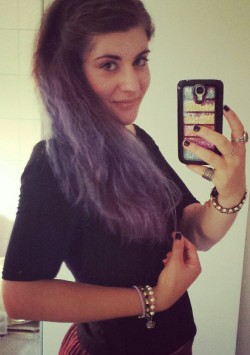 #me #blueviolethair