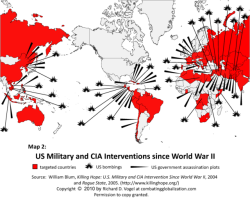 mapsontheweb: Map of US Military and CIA