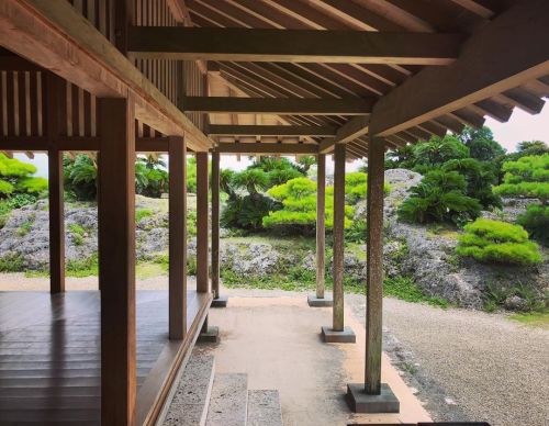 ⛳️1525. 首里城書院・鎖之間庭園 Shuri Castle Shoin-Sasunoma Gardens, Naha, Okinawa 自分も二度訪れた場所なので朝から衝撃的なニュース…昨年行っ