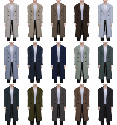 [Lonelyboy] TS4 Overcoat Acc 01 - HappyLifeSims