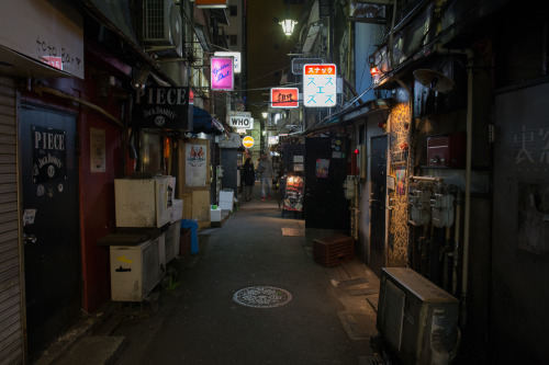 Golden Gai, Shinjuku, Tokyo, Japan- April 2016