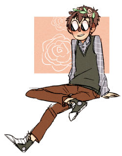 torifalls:   Anonymous said: Wirt in a flowercrown