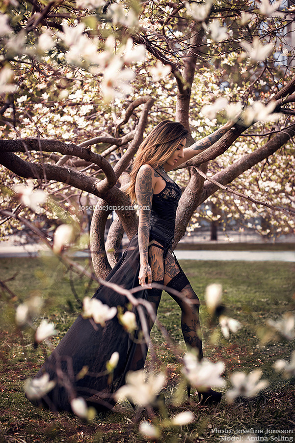 josefinejonsson:  Magnolia dreams with Amina Selling.Photos by Josefine Jönsson
