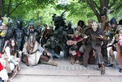 authorjlhilton:  It’s a good thing I didn’t go to DragonCon or my heart would have exploded from the Skyrim. Photo by MNC Props Alduin by Sedulous Studios Costumes by all the awesome people I want to be friends with 