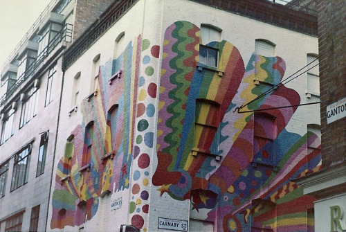 msflamingo: Street art, London, 1960s
