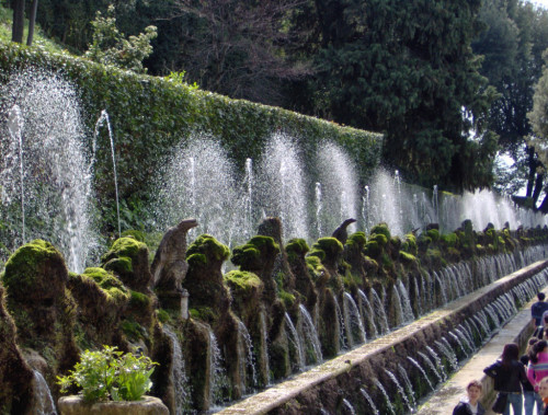 italian-landscapes: Villa d’Este, Tivoli, Lazio, Italy (XVI sec. - 16th C AC) Google Maps