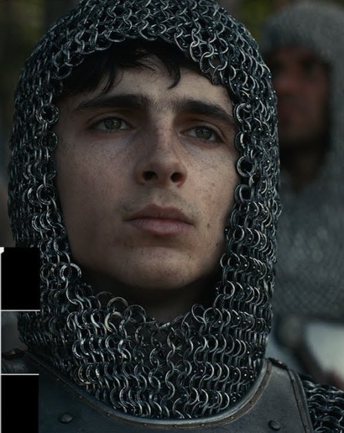 he-started-it: Timothée Chalamet in The King Loved that last part of the war, King of France 