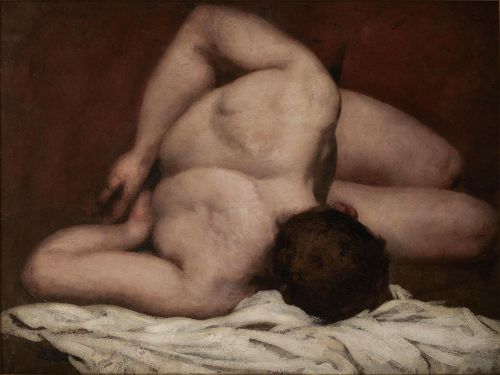 beyond-the-pale:   William Etty RA (1787-1849) Male NudeThe Maas GalleryPaul Bench  