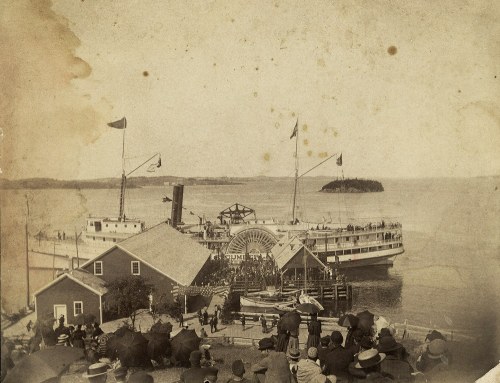 njnavyguy: Tides Institute &amp; Museum of Art on FacebookSTEAMSHIP CUMBERLAND, LUBEC, c.1890! P