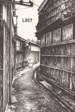 comics-and-things:  Lost.  水木 しげる