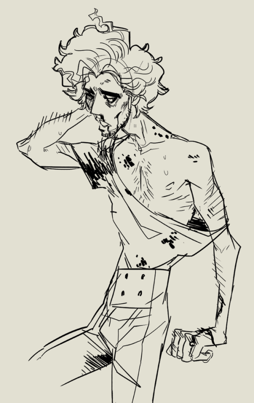 Sketchdump Of Palmer (with A Little Extra Serial Killer Ulysses Pickett For Conflict).