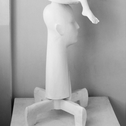 Art - Exhibition In DNU #art #exhibition #dnu #sculpture #head #feet