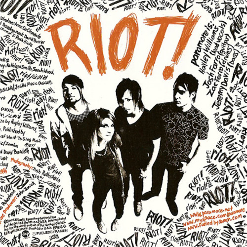 baselhatata:RIOT [2007] - Paramore Album artwork