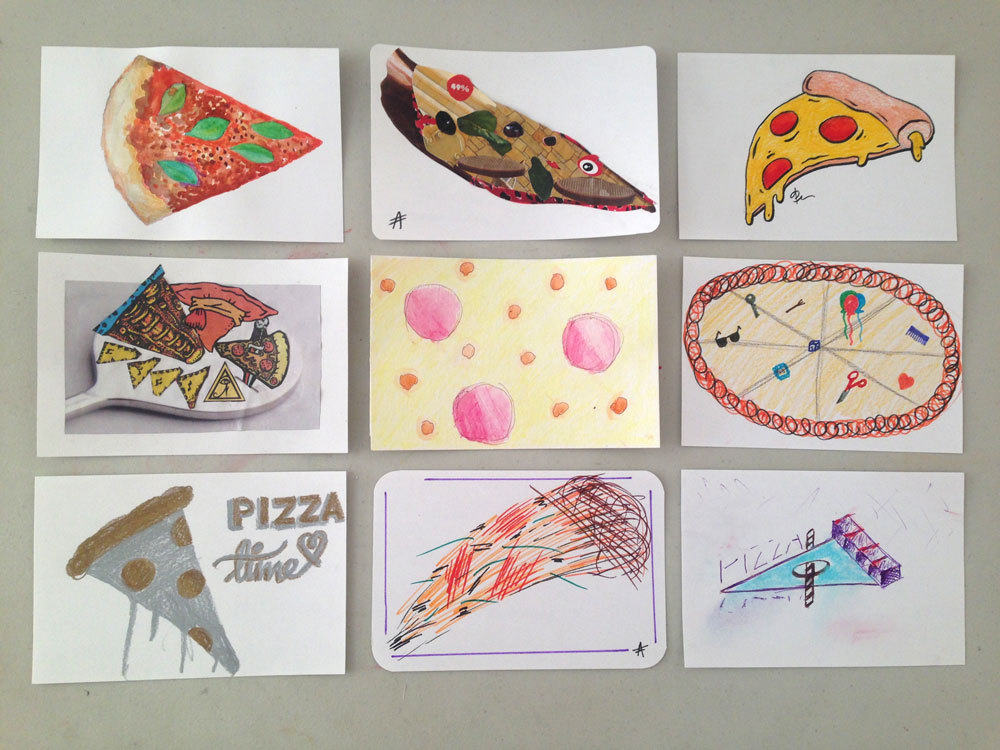 Mt Caz Ranger Clubhouse — Pizza (drawing) Party