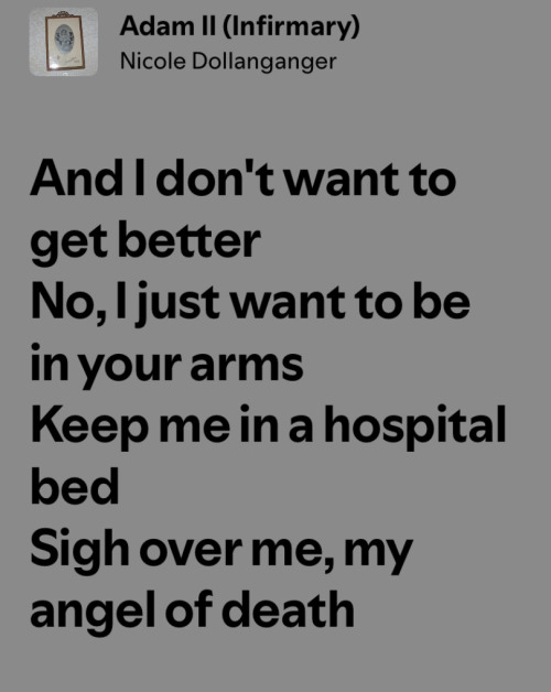 My Head Is Getting Heavy, And I Just Wanna Be In You Arms
