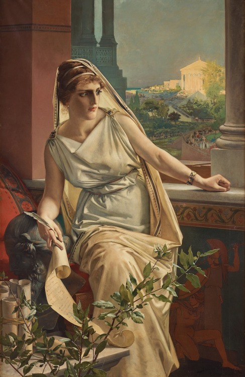 Hypatia from Alexandria by Julius Kronberg